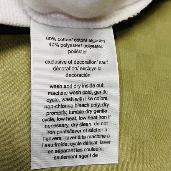 TOMMY HILFIGER PULLOVER GRAPHIC CREW NECK SWEATER REGULAR FIT WOMEN WHITE SIZE M - Picture 14 of 14